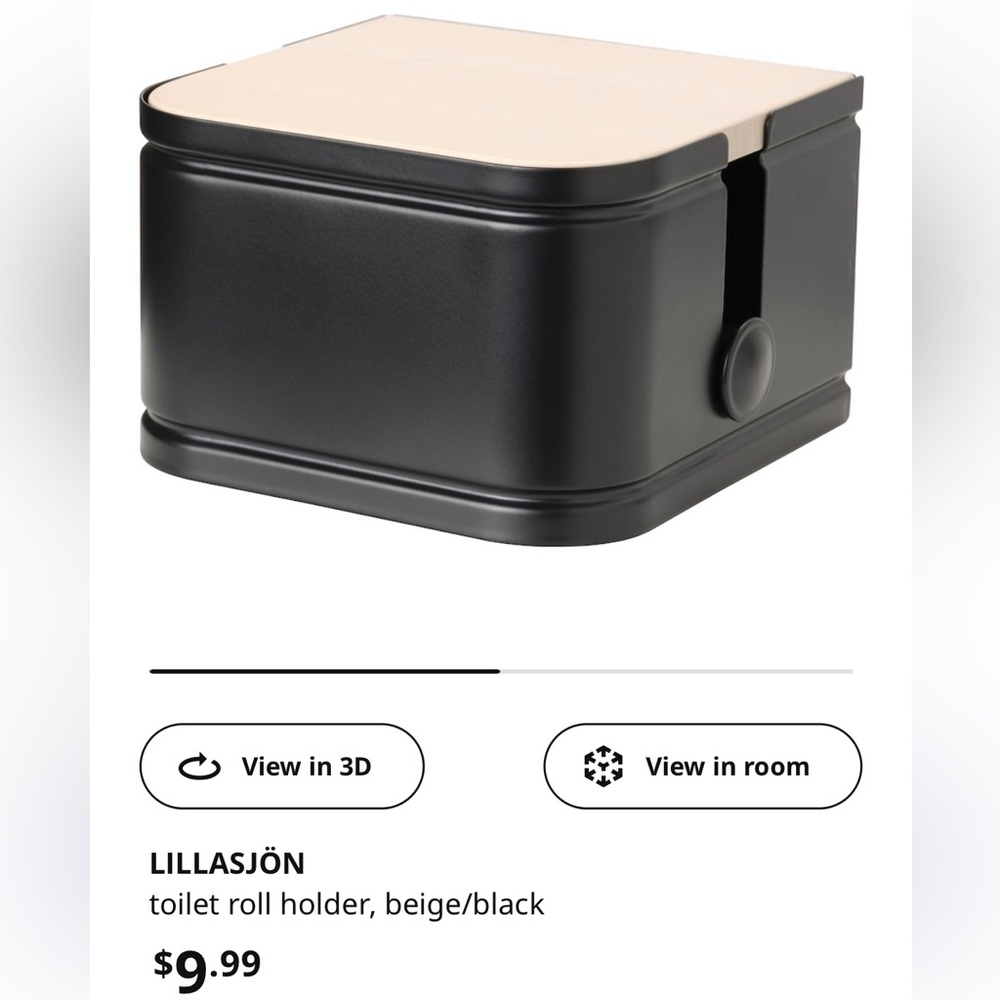BOGO IKEA modern toilet paper holder. Set of 2.